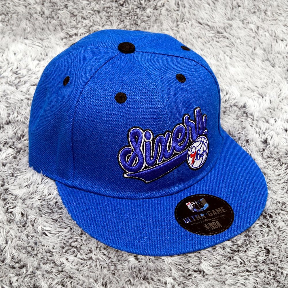 Philadelphia 76ers Trucker Hat 47 Blue Trawler Clean Up Cap Sixers Eagles